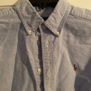Polo Ralph Lauren Boys Size 16 Light Blue Oxford